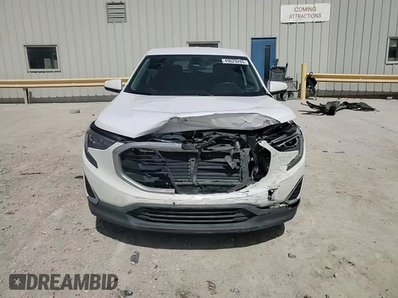 2018 GMC Terrain SLE with VIN 3GKALMEV3JL406337, listed as a Copart auction lot 49029205 with 66,350 mi miles and Salvage Title. Bid and sale history available at DreamBid. Image 12.
