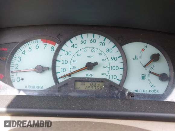 2004 Toyota Corolla CE with VIN 2T1BR38EX4C214778, listed as a IAAI auction lot 42045935 with 123,756 mi miles. Bid and sale history available at carsss.com. Image 7.