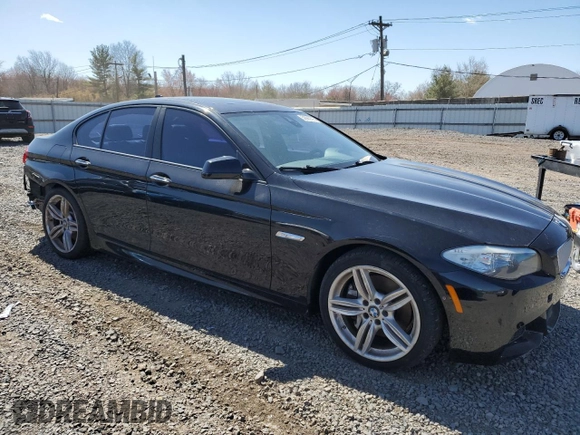 2013 BMW 5 Series 550i with VIN WBAFR9C54DD226730, listed as a Copart auction lot 50689595 with 95,742 mi miles and Clean Title. Bid and sale history available at carsss.com. Image 4.