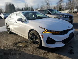 2021 Kia K5 GT-Line with VIN 5XXG64J2XMG058996, listed as a Copart auction lot 48016585 with 54,931 mi miles and Salvage Title. Bid and sale history available at carsss.com. Image 4.