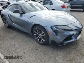 2021 Toyota GR Supra 2.0 with VIN WZ1DB2C07MW039661, listed as a Copart auction lot 49419705 with 15,102 mi miles and Salvage Title. Bid and sale history available at carsss.com. Image 4.