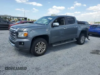 2018 GMC Canyon 2WD SLT with VIN 1GTG5DENXJ1292280, listed as a Copart auction lot 48542825 with 0 mi miles and Salvage Title. Bid and sale history available at carsss.com. Image 1.