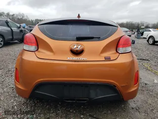 2015 Hyundai Veloster RE:FLEX with VIN KMHTC6AD5FU222524, listed as a Copart auction lot 44728055 with 119,197 mi miles and Salvage Title. Bid and sale history available at carsss.com. Image 6.