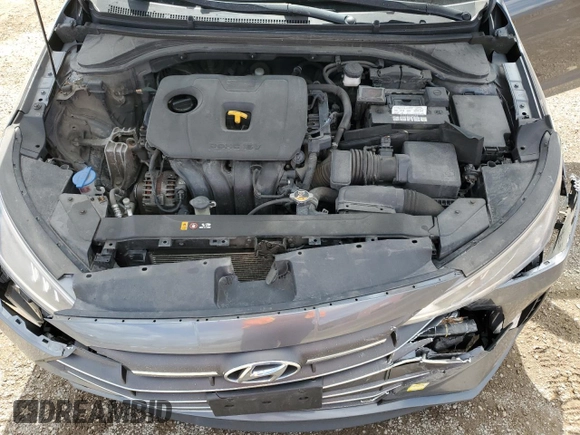 2020 Hyundai Elantra SEL z VIN KMHD84LF1LU921637, wystawiony jako Copart lot #55650965 z przebiegiem 268 315 mil mil oraz Szkoda całkowita • Salvage title. Historia ofert i sprzedaży dostępna na DreamBid. Obrazek 11.