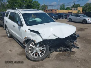 2014 Dodge Durango Citadel z VIN 1C4RDJEG9EC455930, wystawiony jako IAAI lot #42423167 z przebiegiem Nie podano mil oraz . Historia ofert i sprzedaży dostępna na DreamBid. Obrazek 6.