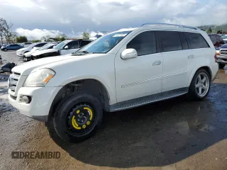 2008 Mercedes-Benz GL-Class 5.5L with VIN 4JGBF86EX8A380278, listed as a Copart auction lot 51531465 with 169,551 mi miles and Salvage Title. Bid and sale history available at carsss.com. Image 1.