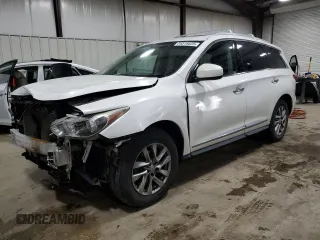 2013 Infiniti JX35 with VIN 5N1AL0MM6DC337958, listed as a Copart auction lot 54516625 with 148,614 mi miles and Salvage Title. Bid and sale history available at DreamBid. Image 1.