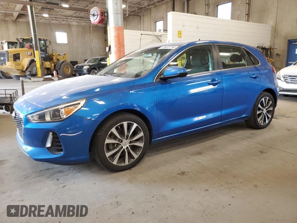 2018 Hyundai Elantra GT with VIN KMHH35LE4JU027531, listed as a Copart auction lot 73922714 with 98,861 mi miles and Salvage Title. Bid and sale history available at carsss.com. Image 1.