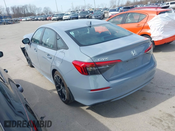 2024 Honda Civic Sport with VIN 2HGFE2F54RH502871, listed as a IAAI auction lot 41839206 with 36,277 mi miles and . Bid and sale history available at DreamBid. Image 3.