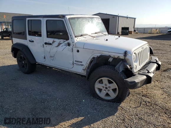 2018 Jeep Wrangler JK Unlimited Sport S with VIN 1C4HJWDG9JL920462, listed as a Copart auction lot 70134094 with 64,636 mi miles and Salvage Title. Bid and sale history available at carsss.com. Image 4.