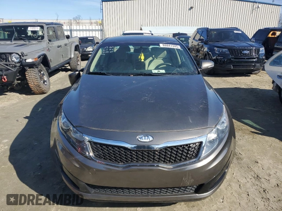 2011 Kia Optima LX with VIN KNAGM4A77B5074427, listed as a Copart auction lot 88841345 with Not Provided miles and Salvage Title. Bid and sale history available at carsss.com. Image 5.