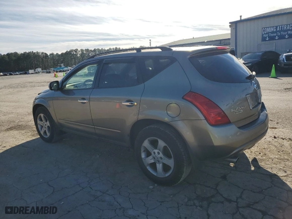 2003 Nissan Murano SL with VIN JN8AZ08W23W223231, listed as a Copart auction lot 88896735 with 142,580 mi miles and Salvage Title. Bid and sale history available at carsss.com. Image 2.
