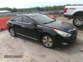 2015 Hyundai Sonata Hybrid Limited with VIN KMHEC4A4XFA119744, listed as a IAAI auction lot 42091103 with 153,550 mi miles. Bid and sale history available at carsss.com. Image 1.