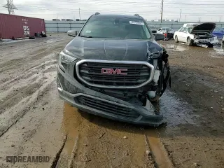 2018 GMC Terrain SLE with VIN 3GKALMEV6JL322805, listed as a Copart auction lot 46540955 with 93,588 mi miles and Salvage Title. Bid and sale history available at carsss.com. Image 10.