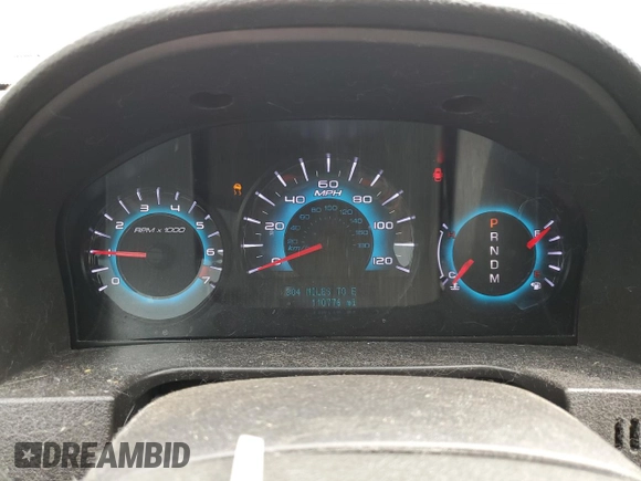 2012 Ford Fusion SEL with VIN 3FAHP0JG3CR357497, listed as a Copart auction lot 53623375 with 110,776 mi miles and Salvage Title. Bid and sale history available at carsss.com. Image 9.