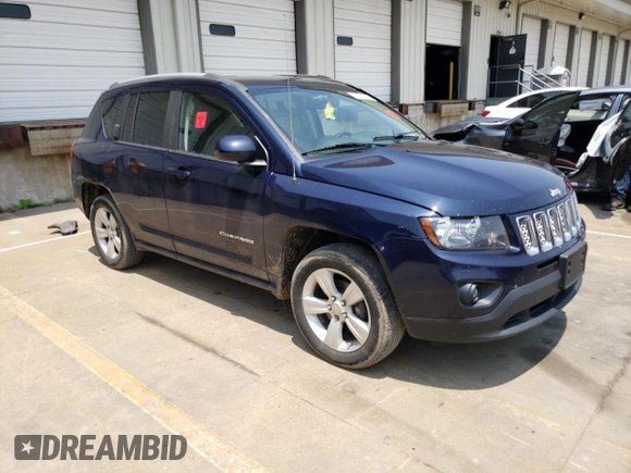2016 Jeep Compass Latitude with VIN 1C4NJDEB4GD758009, listed as a Copart auction lot 60704745 with 143,393 mi miles and Salvage title. Bid and sale history available at DreamBid. Image 4.