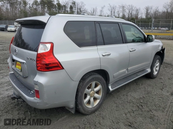 2012 Lexus GX 460 with VIN JTJBM7FX0C5047334, listed as a Copart auction lot 75871524 with 111,681 mi miles and Salvage Title. Bid and sale history available at carsss.com. Image 3.