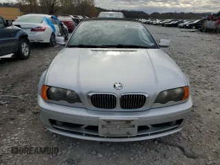2002 BMW 3 Series 325Ci with VIN WBABS33492JY43255, listed as a Copart auction lot 80297624 with 138,885 mi miles and Salvage Title. Bid and sale history available at carsss.com. Image 5.