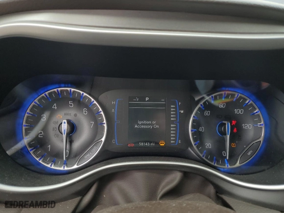 2019 Chrysler Pacifica Touring L with VIN 2C4RC1BGXKR734622, listed as a Copart auction lot 51621215 with 58,143 mi miles and Salvage Title. Bid and sale history available at carsss.com. Image 9.