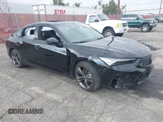 2024 Acura Integra w/A-Spec Technology Package with VIN 19UDE4H60RA001757, listed as a IAAI auction lot 41353991 with 16,965 mi miles. Bid and sale history available at carsss.com. Image 1.