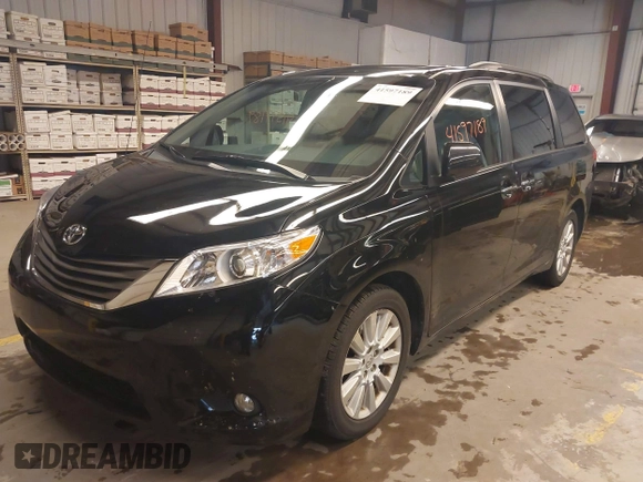 2013 Toyota Sienna XLE with VIN 5TDDK3DC0DS067993, listed as a IAAI auction lot 41597189 with 159,314 mi miles and . Bid and sale history available at DreamBid. Image 17.