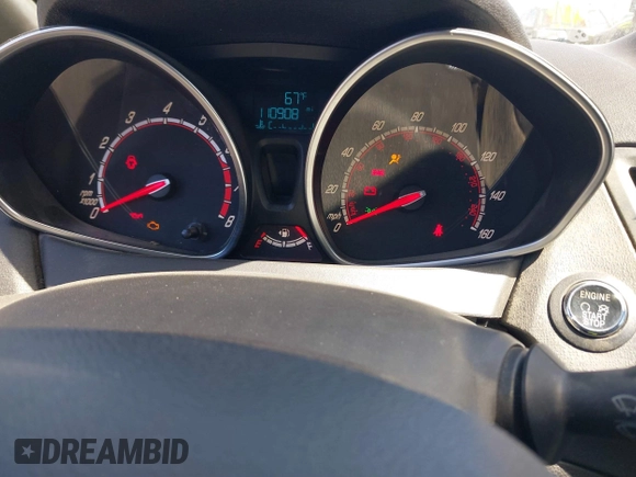 2016 Ford Fiesta ST with VIN 3FADP4GX5GM138993, listed as a IAAI auction lot 41830319 with 110,908 mi miles. Bid and sale history available at carsss.com. Image 7.