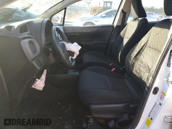 2014 Toyota Yaris L with VIN VNKKTUD32EA008556, listed as a Copart auction lot 80899304 with 0 mi miles and Salvage Title. Bid and sale history available at carsss.com. Image 7.