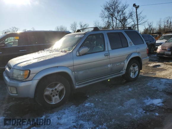 2003 Infiniti QX4 with VIN JNRDR09X73W251817, listed as a Copart auction lot 87892265 with 259,295 mi miles and Clean Title. Bid and sale history available at DreamBid. Image 1.