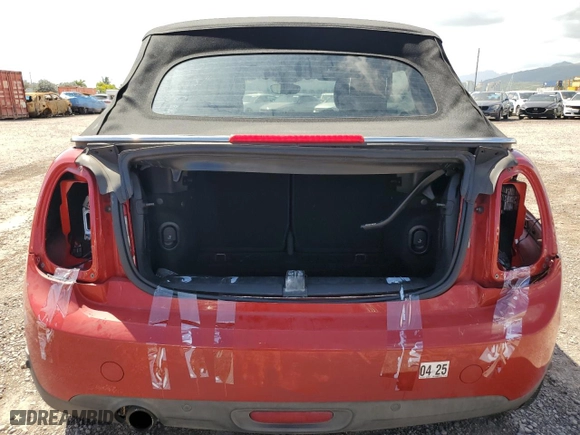 2016 MINI Cooper Convertible with VIN WMWWG5C54G3C19126, listed as a Copart auction lot 54088874 with 66,169 mi miles and Clean Title. Bid and sale history available at carsss.com. Image 6.