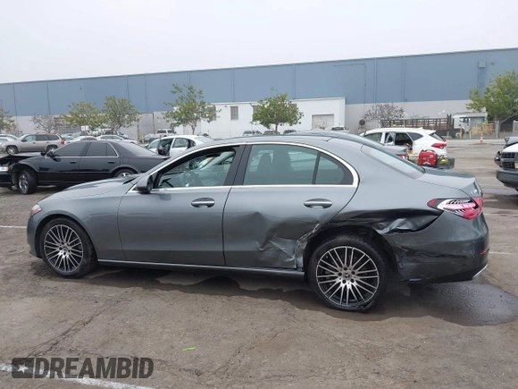 2023 Mercedes-Benz C 300 with VIN W1KAF4GB0PR077562, listed as a IAAI auction lot 41668553 with 18,888 mi miles and . Bid and sale history available at DreamBid. Image 14.