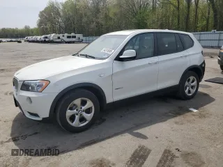 2011 BMW X3 28i with VIN 5UXWX5C51BL713919, listed as a Copart auction lot 54315695 with 122,395 mi miles and Salvage Title. Bid and sale history available at DreamBid. Image 1.