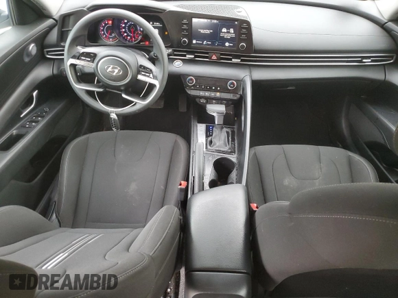 2023 Hyundai Elantra SEL with VIN 5NPLM4AG1PH113408, listed as a Copart auction lot 52972115 with 21,610 mi miles and Salvage Title. Bid and sale history available at DreamBid. Image 8.