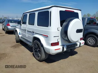 2021 Mercedes-Benz G AMG G 63 with VIN W1NYC7HJ8MX399892, listed as a IAAI auction lot 41848449 with 23,800 mi miles. Bid and sale history available at carsss.com. Image 3.