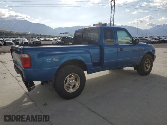 2001 Ford Ranger XL Fleet with VIN 1FTZR15E71PB74700, listed as a Copart auction lot 53875365 with 150,376 mi miles and Salvage Title. Bid and sale history available at carsss.com. Image 3.
