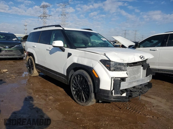 2025 Hyundai Santa Fe Calligraphy z VIN 5NMP5DGLXSH069580, wystawiony jako Copart lot #43256255 z przebiegiem 79 mil mil oraz Szkoda całkowita • Salvage title. Historia ofert i sprzedaży dostępna na DreamBid. Obrazek 4.