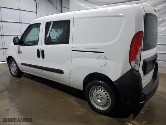 2017 Ram ProMaster City Cargo Van Tradesman with VIN ZFBERFAB3H6E48049, listed as a Copart auction lot 47078265 with 198,206 mi miles and Salvage Title. Bid and sale history available at carsss.com. Image 2.