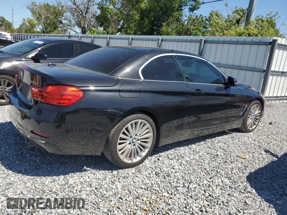 2014 BMW 4 Series 435i with VIN WBA3T3C52EJ877147, listed as a Copart auction lot 53008705 with Not provided miles and Salvage title. Bid and sale history available at DreamBid. Image 3.