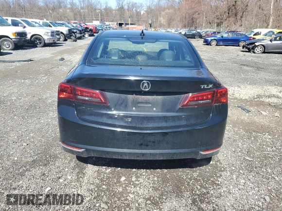 2015 Acura TLX with VIN 19UUB1F34FA011042, listed as a Copart auction lot 49988395 with 180,017 mi miles and Salvage Title. Bid and sale history available at carsss.com. Image 6.
