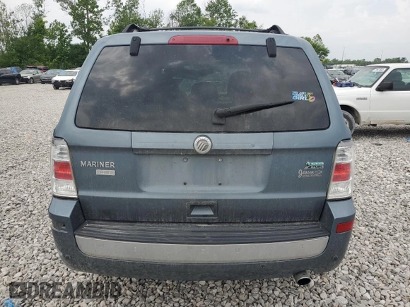 2010 Mercury Mariner Premier with VIN 4M2CN8HG3AKJ16128, listed as a Copart auction lot 58649895 with 157,798 mi miles and Salvage title. Bid and sale history available at DreamBid. Image 6.