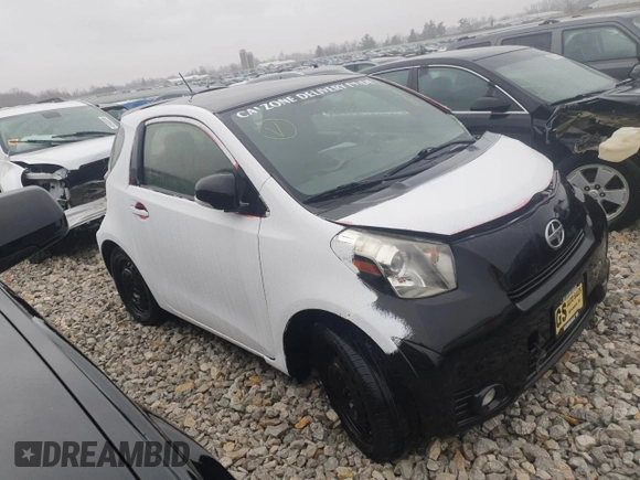 2013 Scion iQ with VIN JTNJJXB09DJ025885, listed as a Copart auction lot 45406845 with 63,679 mi miles and Salvage title. Bid and sale history available at DreamBid. Image 4.