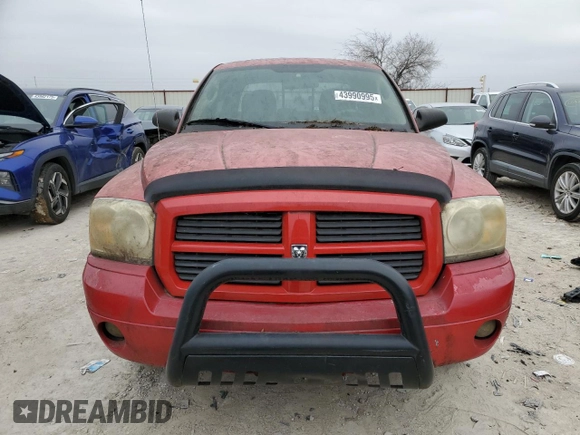 2006 Dodge Dakota SLT with VIN 1D7HE48N16S501462, listed as a Copart auction lot 43990995 with 243,503 mi miles and Clean Title. Bid and sale history available at DreamBid. Image 5.