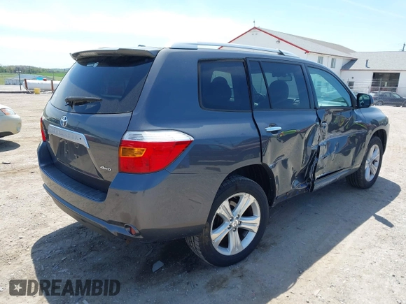 2010 Toyota Highlander Limited with VIN 5TDDK3EH9AS005398, listed as a IAAI auction lot 42083774 with 230,309 mi miles and . Bid and sale history available at DreamBid. Image 4.
