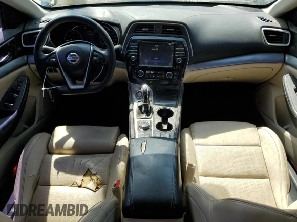 2017 Nissan Maxima SV with VIN 1N4AA6AP0HC410930, listed as a Copart auction lot 53498195 with 54,178 mi miles and Salvage Title. Bid and sale history available at DreamBid. Image 8.