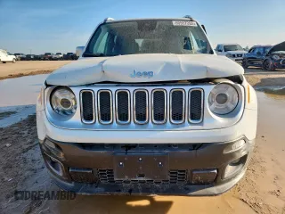 2018 Jeep Renegade Limited z VIN ZACCJADB1JPH47503, wystawiony jako Copart lot #60557265 z przebiegiem 91 226 mil mil oraz Czysty tytuł • Clean title. Historia ofert i sprzedaży dostępna na DreamBid. Obrazek 5.