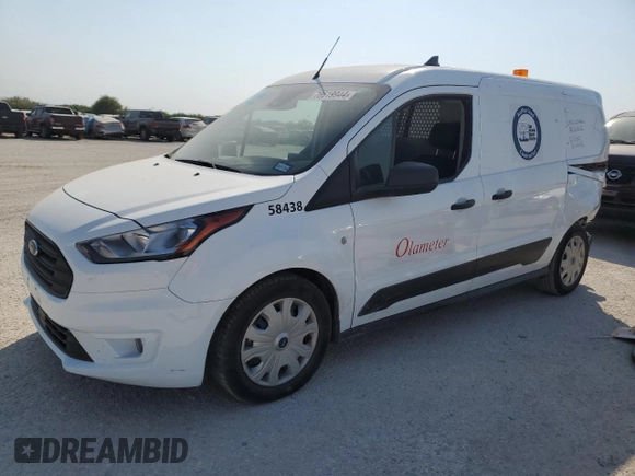 2023 Ford Transit Connect XLT z VIN NM0LS7T24P1561509, wystawiony jako Copart lot #76519944 z przebiegiem 7 587 mil mil oraz Szkoda całkowita • Salvage title. Historia ofert i sprzedaży dostępna na DreamBid. Obrazek 1.