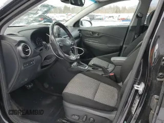 2021 Hyundai Kona SEL Plus with VIN KM8K6CAA8MU626504, listed as a Copart auction lot 87601905 with 127,729 mi miles and Salvage Title. Bid and sale history available at carsss.com. Image 7.