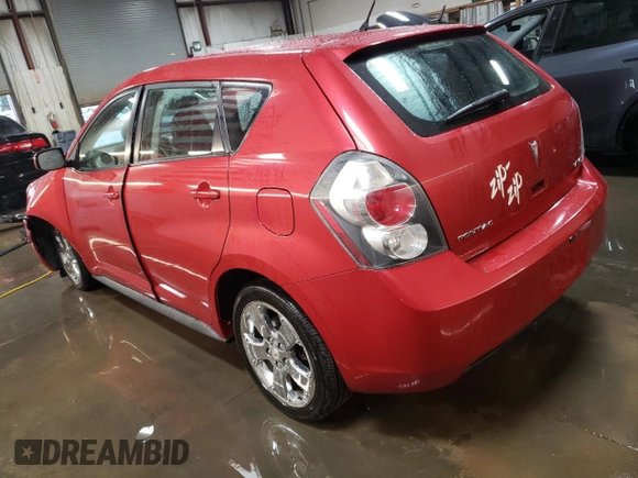 2009 Pontiac Vibe w/1SB with VIN 5Y2SP67019Z432876, listed as a Copart auction lot 78551534 with 128,207 mi miles and Salvage Title. Bid and sale history available at carsss.com. Image 2.