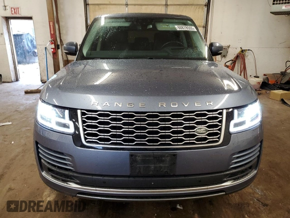 2018 Land Rover Range Rover HSE z VIN SALGS2SV8JA502742, wystawiony jako Copart lot #60878555 z przebiegiem 81 004 mil mil oraz Szkoda całkowita • Salvage title. Historia ofert i sprzedaży dostępna na DreamBid. Obrazek 5.