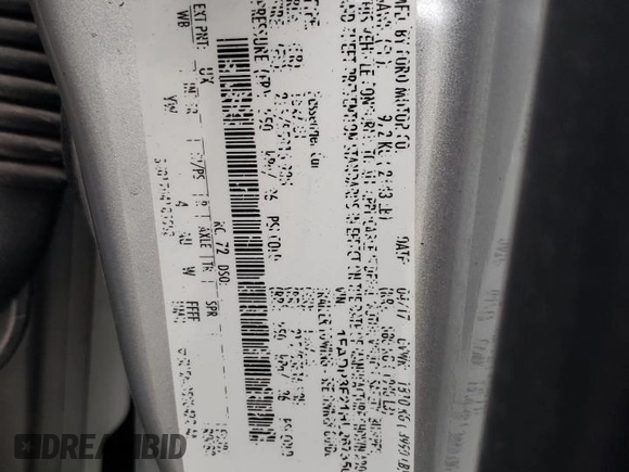 2017 Ford Focus SE with VIN 1FADP3F21HL267350, listed as a Copart auction lot 52897605 with 156,345 mi miles and Salvage title. Bid and sale history available at DreamBid. Image 15.