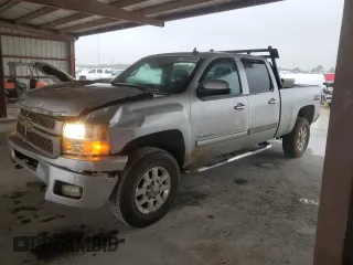 2012 Chevrolet Silverado 2500HD LT with VIN 1GC1CXCG1CF129931, listed as a Copart auction lot 50694855 with 258,598 mi miles and Salvage Title. Bid and sale history available at carsss.com. Image 1.